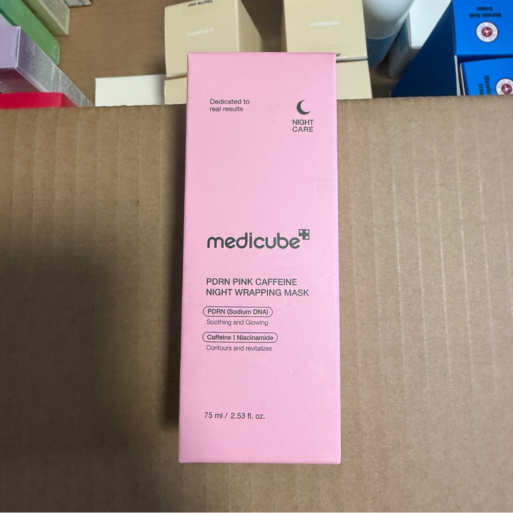Medicube PDRN Pink Caffeine Night Wrapping Mask 75ml K-Beauty